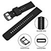 TStrap Silicone Watch Straps 20mm - Quick Release Watch Bands Soft Rubber Black - Waterproof Military Watch Strap for Men Women - for Smartwatches Straps Replacement #2